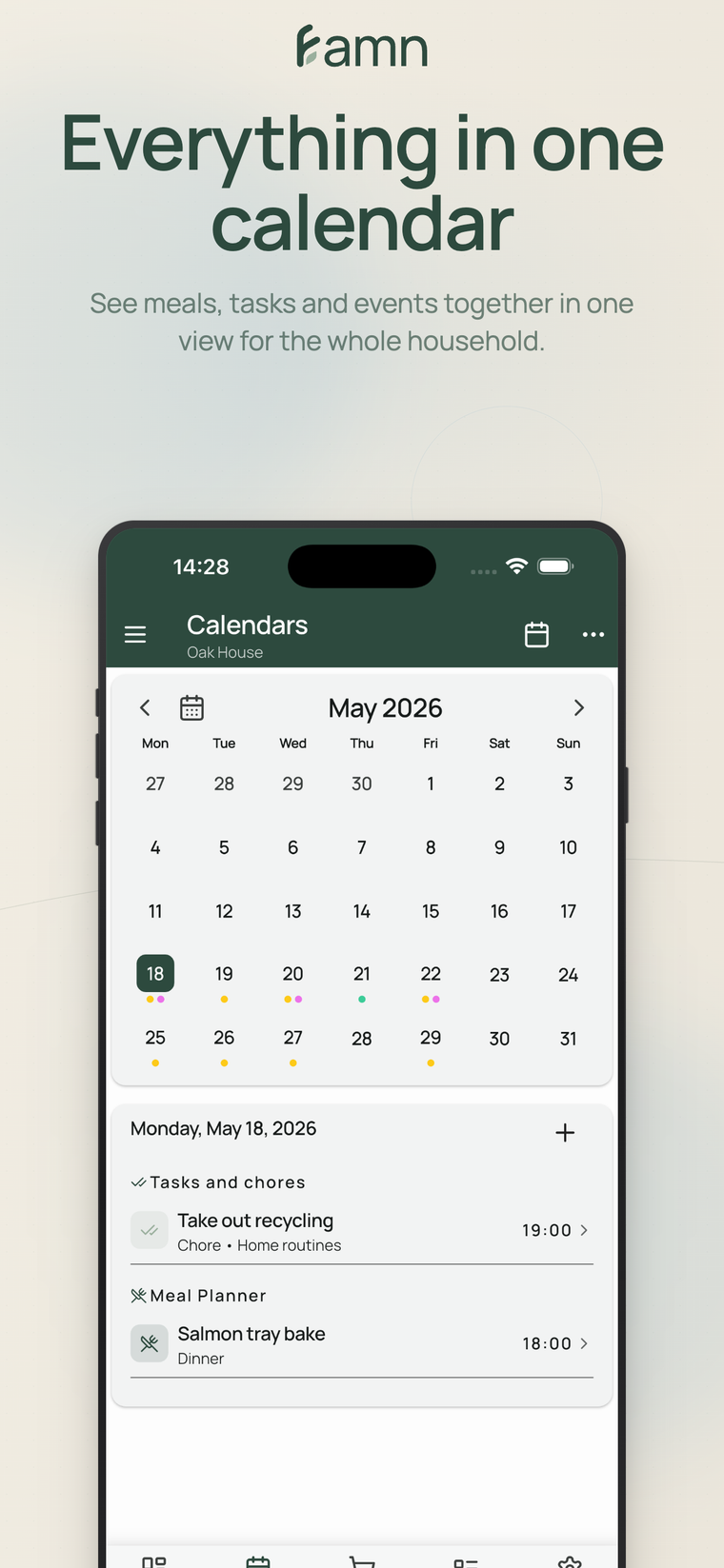 Everything in one calendar